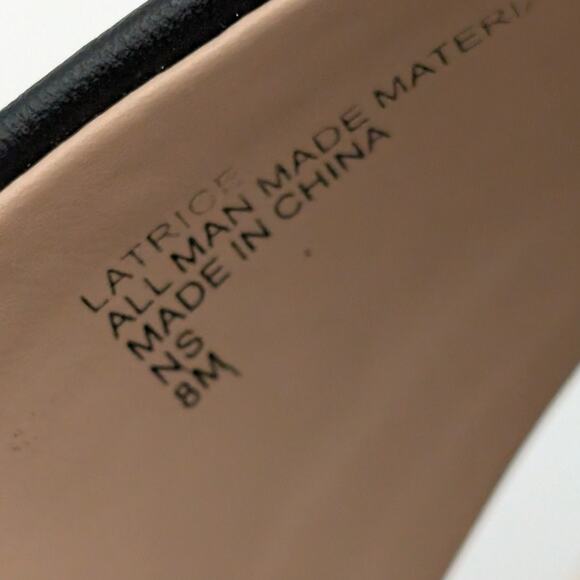 Charles By Charles David Black Wedge Sandals - Picture 6 of 12